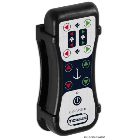 Radiocommande MZ ELECTRONIC Kompass-8 (émetteur + récepteur)   - MZ Electronic Guindeaux 8033137070747 02.364.00