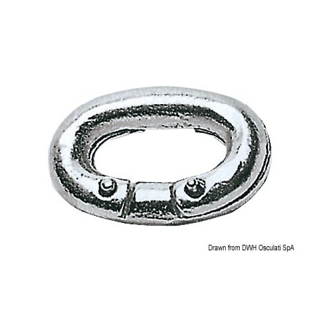 Maillons à riveter pour raccords de chaînes - Osculati Manilles Émerillons mouillage 8033137067303 01.671.06