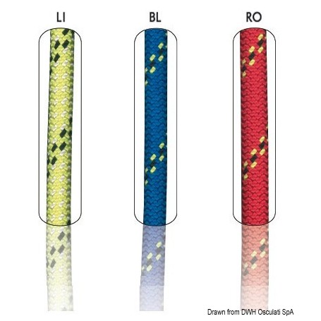 Drisse et écoute D2 Racing 78 (comme 06.429.xx) - Marlow Cordages 8033137202742 06.419.08BL