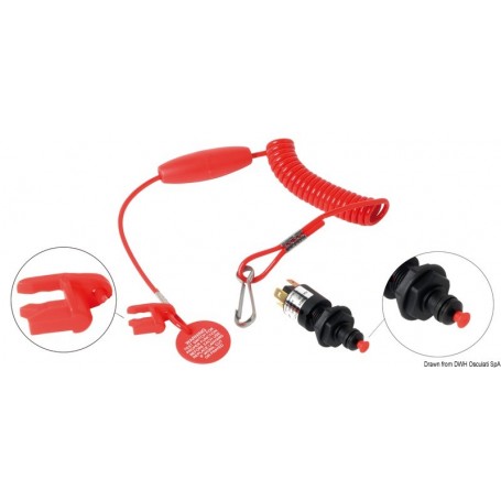 Coupe-circuit automatique réglementaire pour allumage - Osculati Accessoires Hors bord 8033137053559 14.204.92