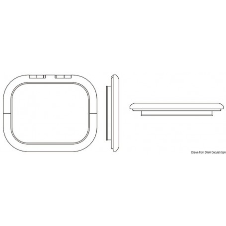 Panneaux de pont LEWMAR Low Profile - Lewmar Version:Panneau de pont Lewmar TG 03 74368310702319.410.03