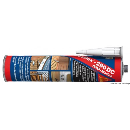 Polyuréthane élastique mono-composant SIKAFLEX 290 DC PRO - Sika Mastics et colles 7612895281162 65.289.49