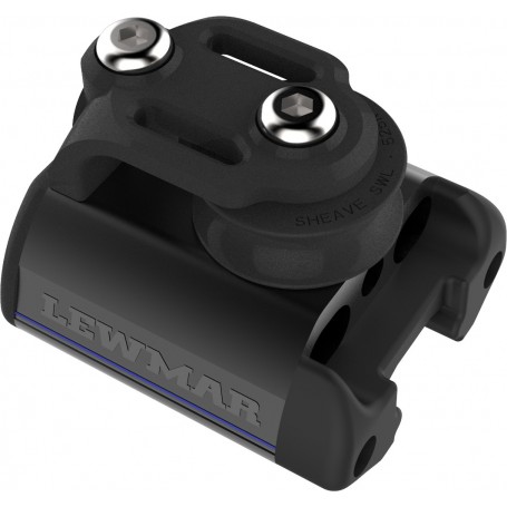 Chariot et butée taille 0 LEWMAR - Lewmar Article:Butée de rail avec réa de controle charge 200kg0 L29170030BK