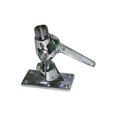 BASE ANTENNE RABATTABLE LAITON CHROME - Imnasa Antennes de communication  65000659