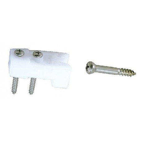 Bloqueurs pour armoires et portes en plastique noir et blanc