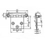 CHARNIERE INOX 62 x 47 mm