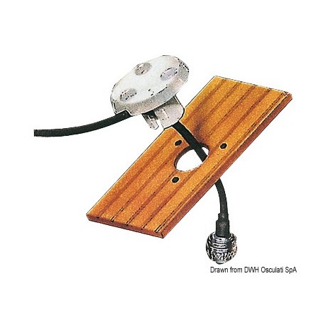 GLOMEX deck nylon fairlead Lot de 2 - Glomex Antennes de communication 8051566301317 29.140.00