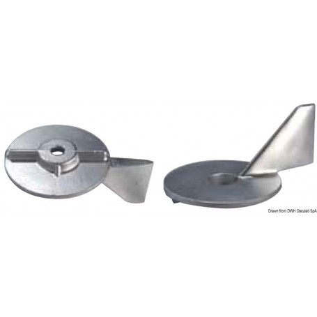 Anode pied hors-bord 50/75 HP - Tecnoseal ANODES MERCURY / MERCRUISER 8033137136078 43.172.64