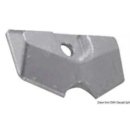 Plaque pour 2B/3A/4B/F4A/5C  - Tecnoseal ANODES YAMAHA MARINER 8033137137266 43.259.03