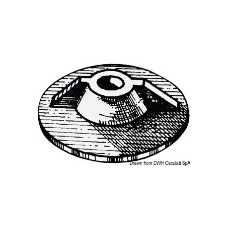 Rondelle 9,9/15 HP Lot de 2 - Tecnoseal ANODES YAMAHA MARINER 8033137137563 43.262.00