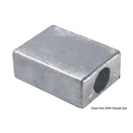 Anode pour 60/280 HP - Tecnoseal ANODES JOHNSON / OMC / EVINRUDE / BOMBARDIER 8033137138157 43.306.00