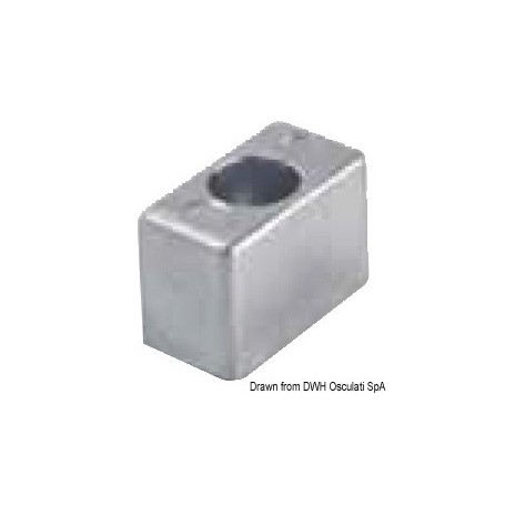 Anode pour hors-bord - Tecnoseal ANODES JOHNSON / OMC / EVINRUDE / BOMBARDIER 8033137138164 43.314.00