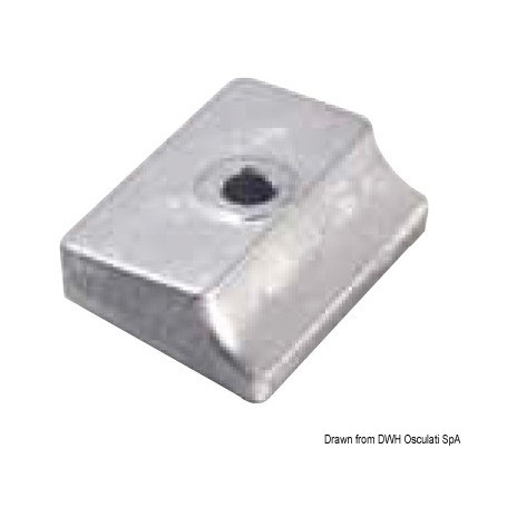 Plaquette pour 9,9-15 Hp 2 temps + 8/9,9/15 4 temps Lot de 2 - Tecnoseal ANODES JOHNSON / OMC / EVINRUDE / BOMBARDIER 8033137138