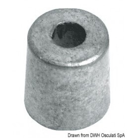 Anode cylindre pour Yamaha 2,5/70 HP Lot de 2 ANODES YAMAHA MARINER 8033137137372 43.260.12