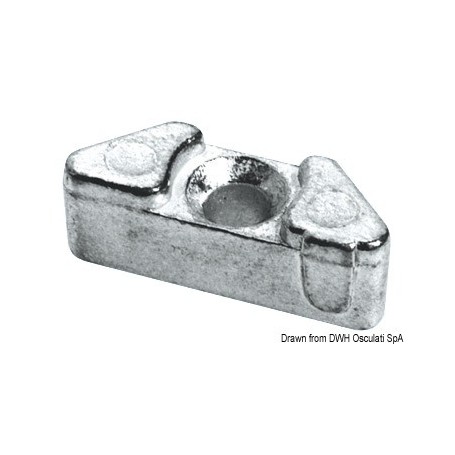 Anode cylindre pour Yamaha 9,9/250 HP Lot de 2 ANODES YAMAHA MARINER 8033137137389 43.260.13