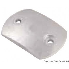 Plaque en zinc bombée - Tecnoseal ANODES ARBRES & AUTRES 8033137139819 43.600.05