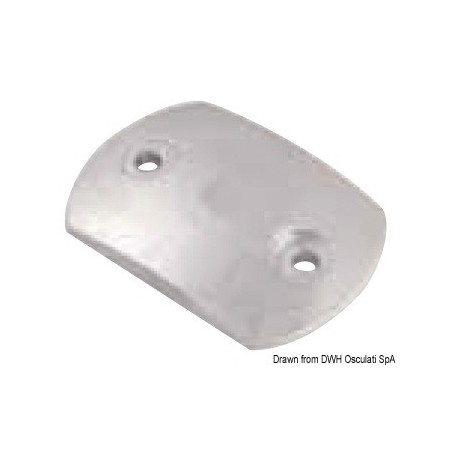 Plaque en zinc bombée - Tecnoseal ANODES ARBRES & AUTRES 8033137139819 43.600.05