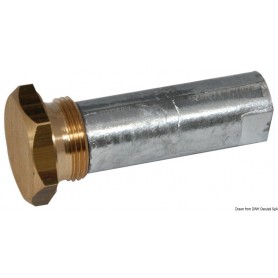 Anode moteur intra-hors-bord avec bouchon (zinc) - Tecnoseal ANODES YAMAHA MARINER 8033137137150 43.254.80