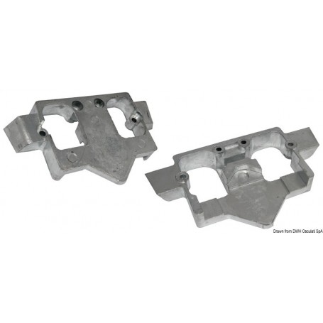 Plaque intra-hors-bord (zinc) - Tecnoseal ANODES YAMAHA MARINER 8033137137129 43.254.50