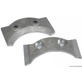 Plaque intra-hors-bord (zinc) - Tecnoseal ANODES YAMAHA MARINER 8033137137136 43.254.60