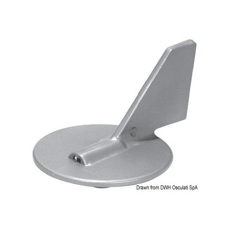 Queue de carpe pour Yamaha 150/225 HP 2/4 temps - Tecnoseal ANODES YAMAHA MARINER 8033137136887 43.252.80