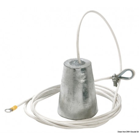 Anode de mouillage - Tecnoseal ANODES ARBRES & AUTRES 8033137135682 43.005.01