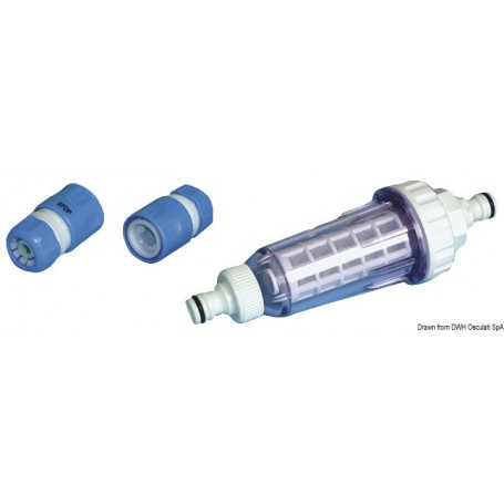 Filtre de 80 microns anticalcaire lavable - Osculati Réservoir d'eau douce 8033137052651 52.124.75