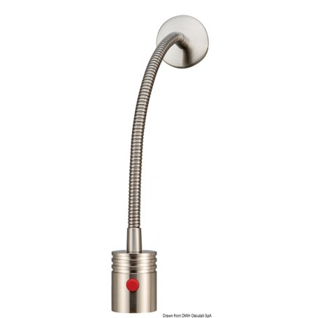 Spot LED articulé tête de lit / lecture des cartes - Osculati Eclairage intérieur 8033137059186 13.236.92