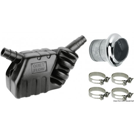 Kit circuit d'échappement pour générateurs  - Osculati Echappement bateau 8033137153952 50.244.92