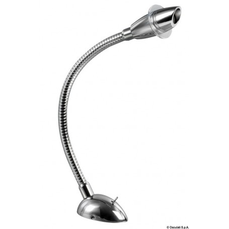 Spot articulé tête de lit/lecture des cartes à LED - Osculati Eclairage intérieur 8033137083587 13.237.03