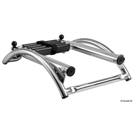 Echelle télescopique à déclenchement rapide pour bateaux pneumatiques - Osculati échelle latérale 8033137152115 49.557.04