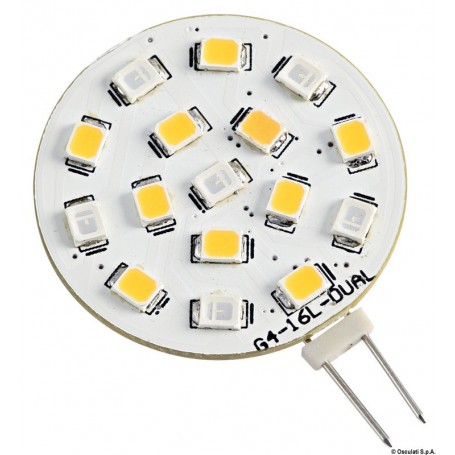 Ampoule LED SMD bicolore culot G4 - Osculati ampoule-led-basse-consommation-12-24V 8033137059032 14.450.31