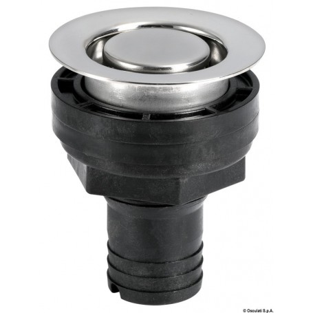 Evacuations pour cockpit au ras avec tête inox - Osculati