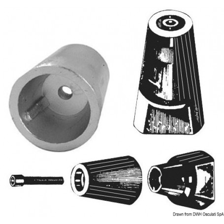 Ogives axes hélice avec filetage standard - Tecnoseal