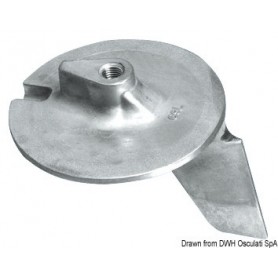 Queue de carpe directionnelle pour Yamaha 200/300 HP - Tecnoseal ANODES YAMAHA MARINER 8033137136900 43.252.92