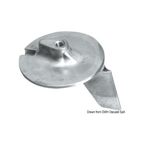 Queue de carpe directionnelle pour Yamaha 200/300 HP - Tecnoseal ANODES YAMAHA MARINER 8033137136900 43.252.92