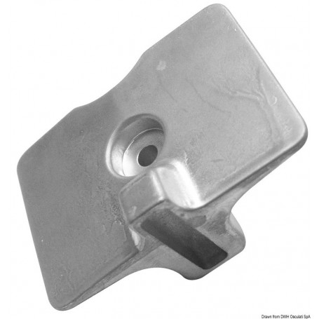 Plaquette 15/20 HP - Tecnoseal ANODES YAMAHA MARINER 8033137137952 43.276.00
