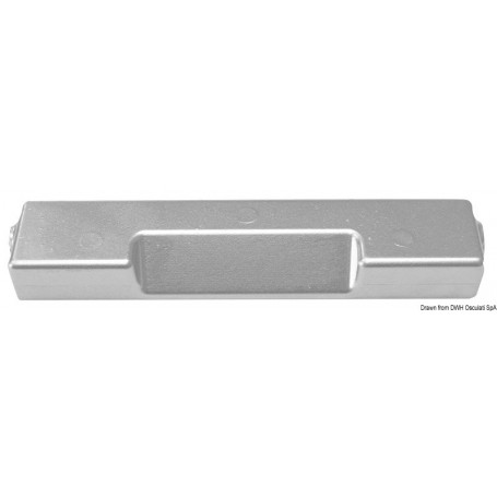 Anode cavalier hors-bord 60/300 HP - Tecnoseal ANODES JOHNSON / OMC / EVINRUDE / BOMBARDIER 8033137138287 43.316.33