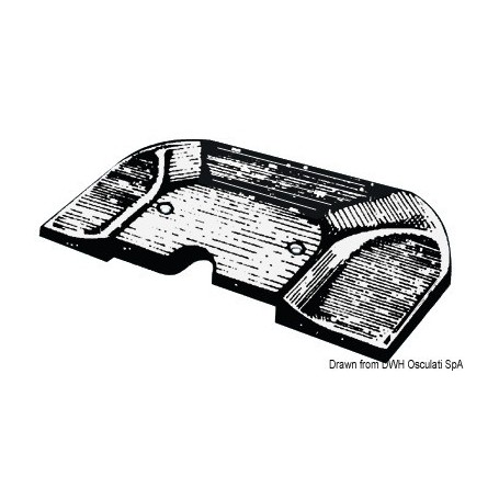 Plaque intra-hors-bord pour Alpha One - Tecnoseal ANODES MERCURY / MERCRUISER 8033137138904 43.435.10