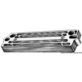 Barre 40/70 HP 4 temps - Tecnoseal ANODES MERCURY / MERCRUISER 8033137139901 43.640.04