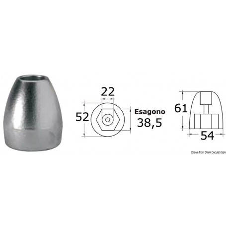 Ogive pour Bravo III - Tecnoseal ANODES MERCURY / MERCRUISER 8033137141454 43.966.50