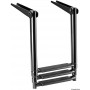 Echelle télescopique pour passerelle Total Black noire - Osculati Echelle de plateforme 8033137151668 49.536.03