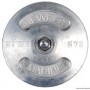 Anodes à rose standard pour gouvernails