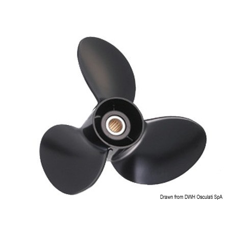 Pour moteurs JOHNSON - EVINRUDE - Solas propellers JOHNSON 2T,  EVINRUDE, SELVA 2T, OMC 824375028007 52.205.02