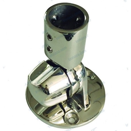 Base réglable pour tube en inox 22mm 