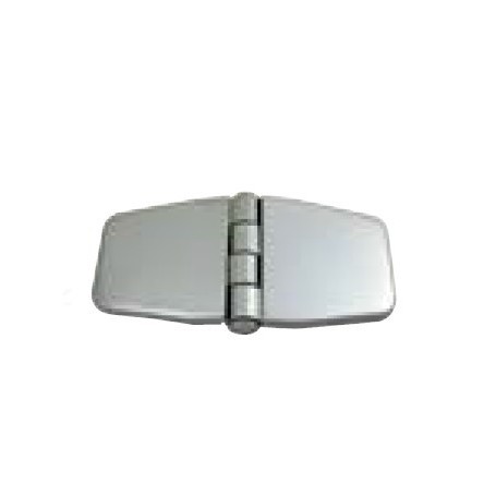 Charnière à vis cachée 70 X 40 mm inox 316 