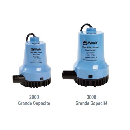 POMPE WHALE ORCA GRANDE CAPACITE - Whale Pompe de cale électrique  55250146