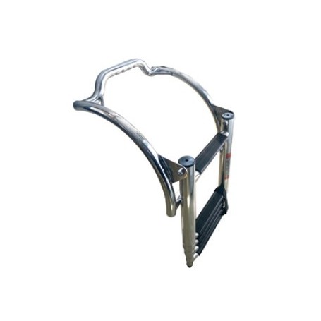 Echelle en inox pour pneumatiques. 