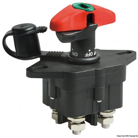 Coupe-batterie 2 pôles LITTELFUSE® avec clé Coupe-batterie 2 pôles LITTELFUSE® avec clé