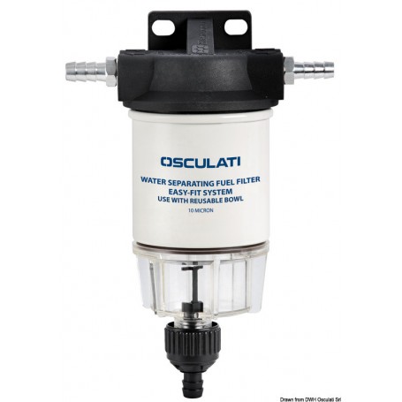 Filtrage + séparateur eau/carburant Filtrage + séparateur eau/carburant